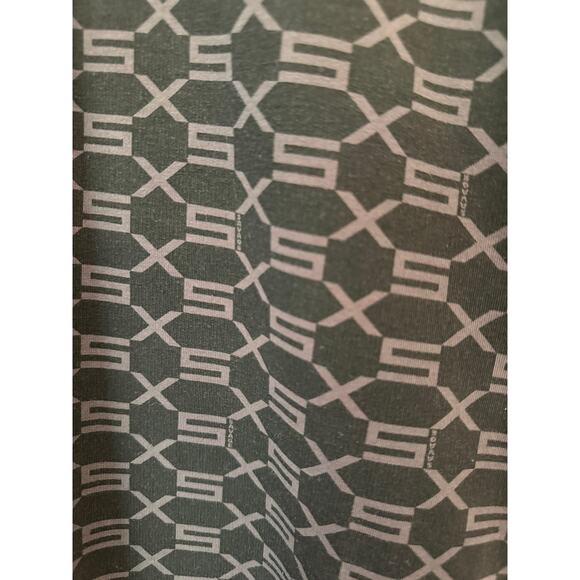 SAVAGE X FENTY Forever Savage Hooded Jumpsuit Black Caviar Monogram Print M - Picture 5 of 8